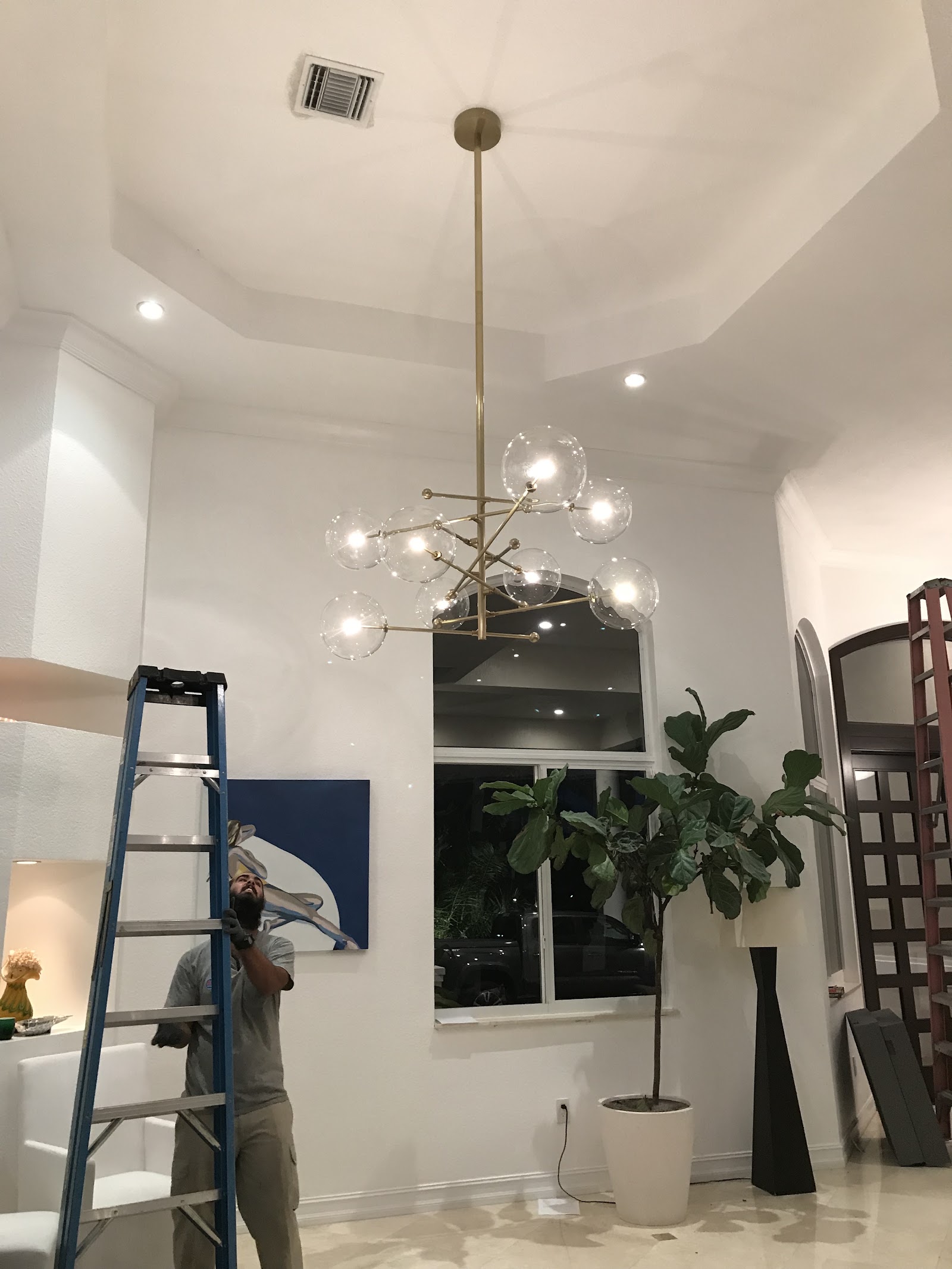 Light fixture install